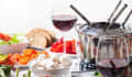 Bouillonfondue schotel